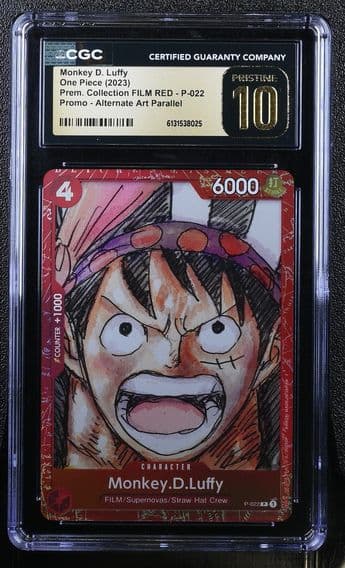 2023 #P-022 Monkey D. Luffy CGC 10 Pristine Premium Collection FILM RED (Foil) - English