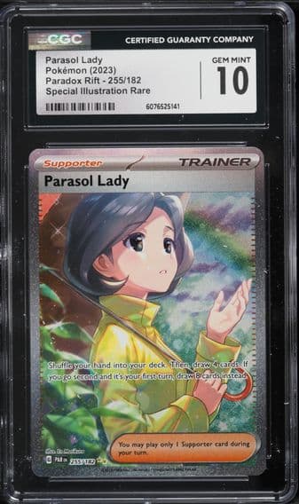 2023 #255 Parasol Lady CGC 10 Par EN-Paradox Rift Pokemon