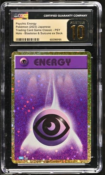 2023 #PSY Psychic Energy CGC 10 Pristine Trading Card Game Classic - CLF, CLL, CLK - Japanese