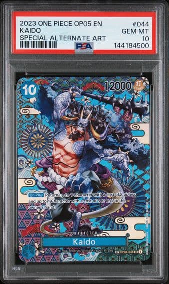 2023 #044 Kaido PSA 10 One Piece OP05-Awakening of the New Era