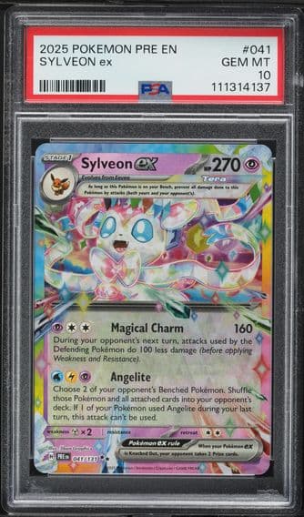 2024 #041 Sylveon ex PSA 10 Prismatic Evolutions - PRE EN - English Pokemon