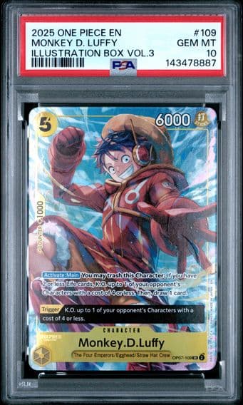 2025 #109 Monkey D. Luffy PSA 10 One Piece Promos
