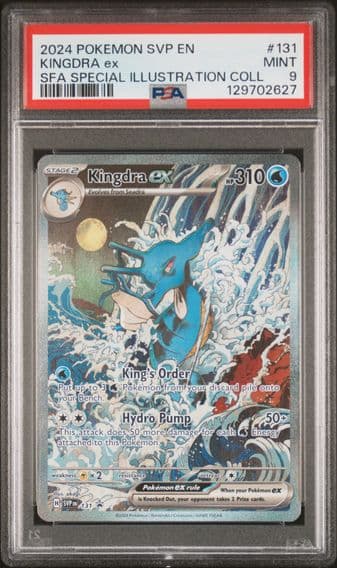 2024 #131 Kingdra EX PSA 9 Svp EN-SV Black Star Promo Pokemon