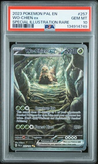 2023 #257 WO-Chien EX PSA 10 Pal EN-Paldea Evolved Pokemon