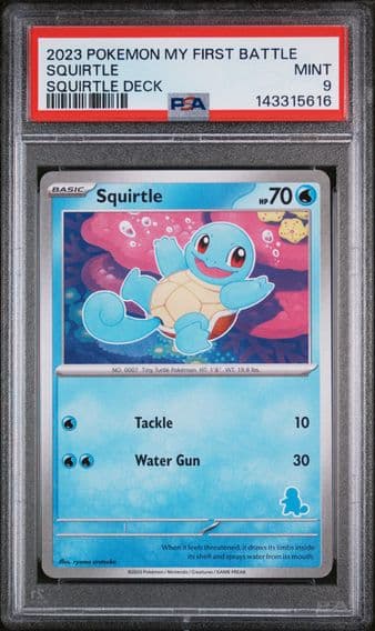 2023 #NA Squirtle PSA 9 My First Battle-Squirtle Deck Pokemon