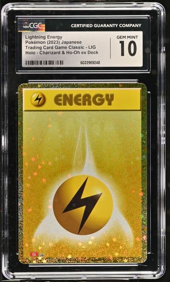 2023 #LIG Lightning Energy CGC 10 Trading Card Game Classic - CLF, CLL, CLK - Japanese