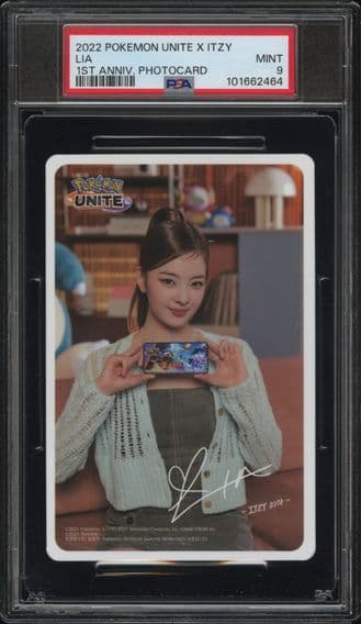 2022 #NA LIA PSA 9 UNITE X ITZY 1ST ANNIVERSARY CELEBRATION PHOTOCARDS POKEMON