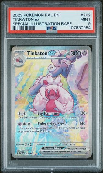 2023 #262 Tinkaton EX PSA 9 Pal EN-Paldea Evolved Pokemon