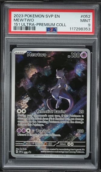 2023 #052 Mewtwo PSA 9 Svp EN-SV Black Star Promo Pokemon