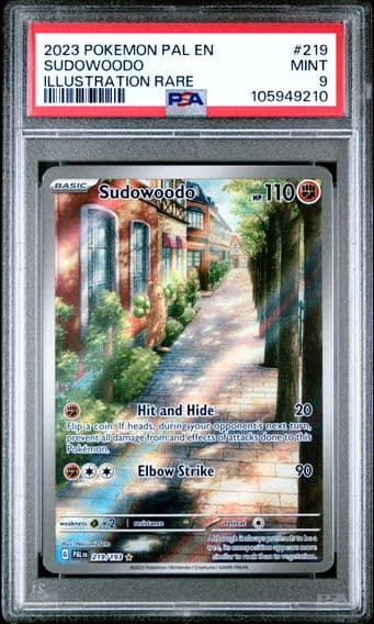 2023 #219 Sudowoodo PSA 9 Pal EN-Paldea Evolved Pokemon