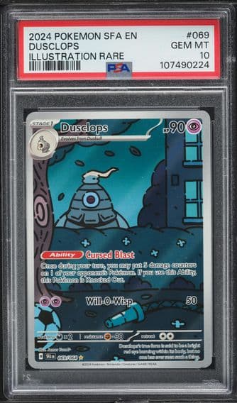 2024 #69 SCARLET & VIOLET SHROUDED FABLE IR DUSCLOPS PSA 10 POKEMON