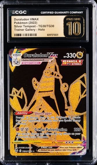 2022 #TG30 Full Art/Duraludon Vmax CGC 10 Pristine Sword & Shield Silver Tempest Pokemon