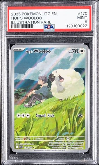 2025 #170 Hop's Wooloo PSA 9 Jtg EN-Journey Together Pokemon