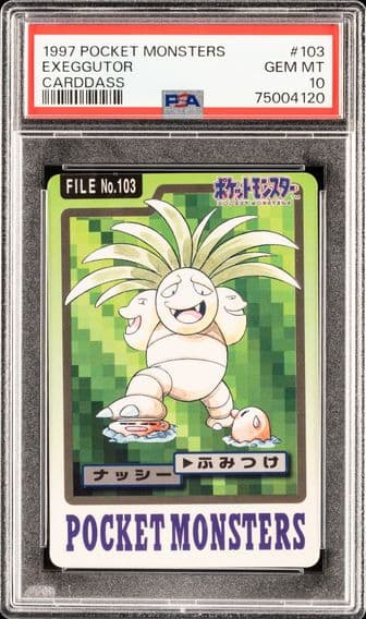 1997 #103 EXEGGUTOR PSA 10 POCKET MONSTERS CARDDASS