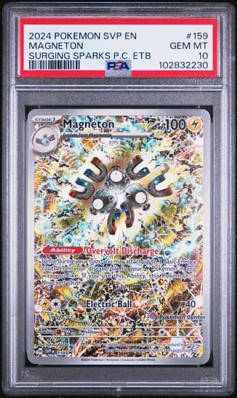 2024 #159 Magneton PSA 10 Svp EN-SV Black Star Promo Pokemon