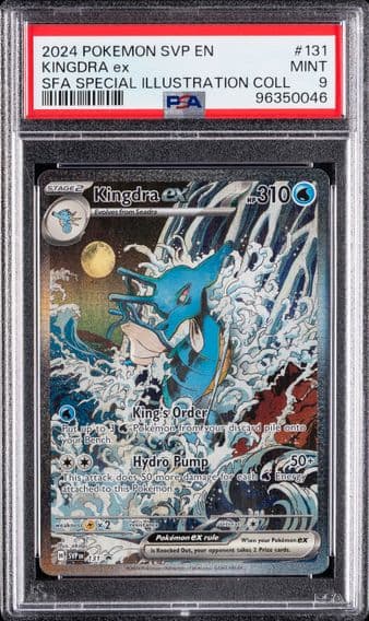 2024 #131 Kingdra EX PSA 9 Svp EN-SV Black Star Promo Pokemon