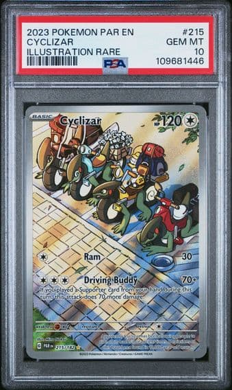 2023 #215 Cyclizar PSA 10 Par EN-Paradox Rift Pokemon