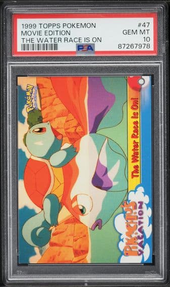 1999 #47 Movie Edition PSA 10 Topps  the Movie Edt Pokemon