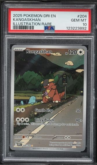 2025 #204 Kangaskhan PSA 10 Dri EN-Destined Rivals Pokemon