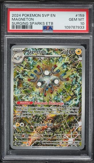 2024 #159 Magneton PSA 10 Svp EN-SV Black Star Promo Pokemon