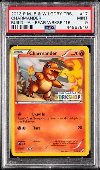 2013 #17 Charmander PSA 9 Black & White Legendary Treasures Pokemon