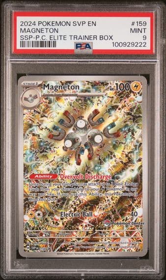 2024 #159 Magneton PSA 9 Svp EN-SV Black Star Promo Pokemon