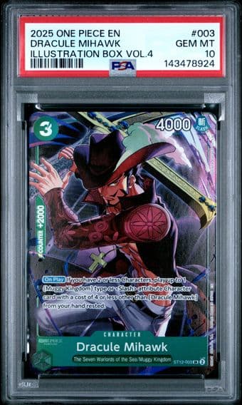 2025 #003 Dracule Mihawk PSA 10 One Piece Promos