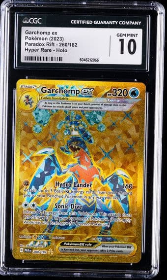 2023 #260 Garchomp EX CGC 10 Par EN-Paradox Rift Pokemon