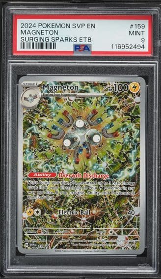2024 #159 Magneton PSA 9 Svp EN-SV Black Star Promo Pokemon