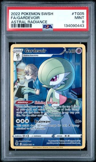 2022 #TG05 Full Art/Gardevoir PSA 9 Sword & Shield Astral Radiance Pokemon