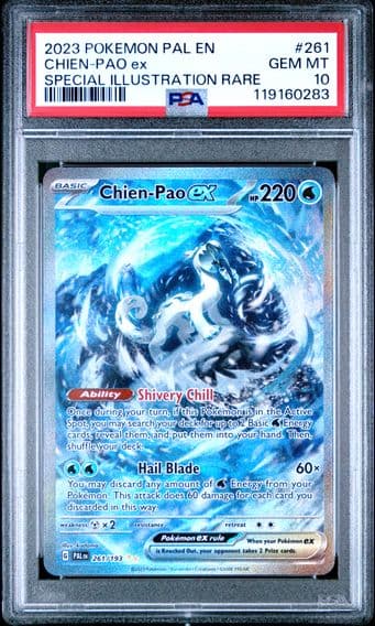 2023 #261 Chien-Pao EX PSA 10 Pal EN-Paldea Evolved Pokemon