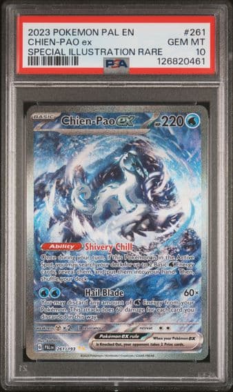 2023 #261 Chien-Pao EX PSA 10 Pal EN-Paldea Evolved Pokemon