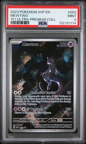 2023 #052 Mewtwo PSA 9 Svp EN-SV Black Star Promo Pokemon