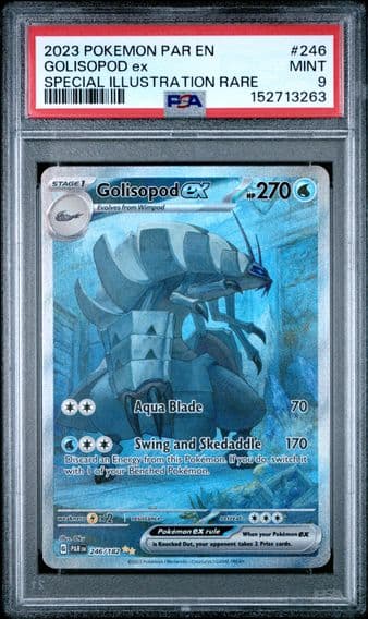 2023 #246 Golisopod EX PSA 9 Par EN-Paradox Rift Pokemon