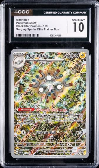 2024 #159 Magneton CGC 10 Svp EN-SV Black Star Promo Pokemon
