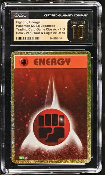 2023 #FIG Fighting Energy CGC 10 Pristine Trading Card Game Classic - CLF, CLL, CLK - Japanese