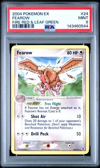 2004 #24 Fearow PSA 9 EX Fire Red & Leaf Green Pokemon