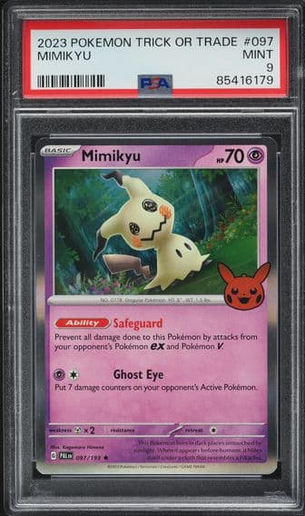 2023 #97 SV TRICK OR TRADE MIMIKYU PSA 9 POKEMON