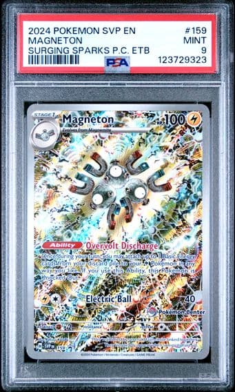 2024 #159 Magneton PSA 9 Svp EN-SV Black Star Promo Pokemon