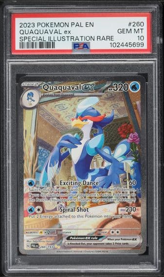 2023 #260 Quaquaval EX PSA 10 Pal EN-Paldea Evolved Pokemon