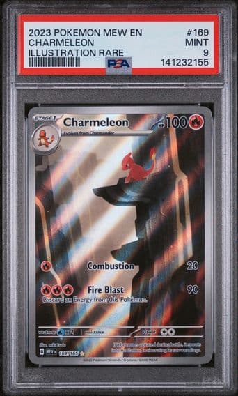 2023 #169 Charmeleon PSA 9 Mew EN-151 Pokemon