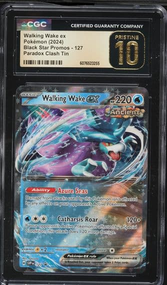 2023 #127 Walking Wake ex CGC 10 Pristine Black Star Promos - Scarlet & Violet SVP EN - English Pokemon