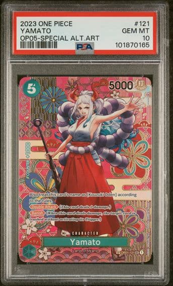 2023 #121 Yamato PSA 10 One Piece OP05-Awakening of the New Era