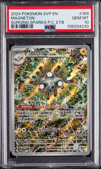 2024 #159 Magneton PSA 10 Svp EN-SV Black Star Promo Pokemon
