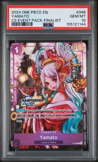 2024 #046 Yamato PSA 10 One Piece Championship 2024 Event Pack