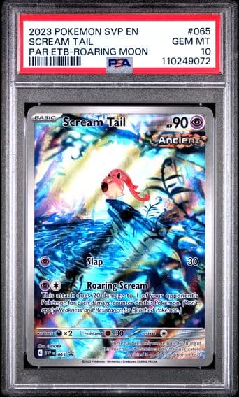 2023 #065 Scream Tail PSA 10 Svp EN-SV Black Star Promo Pokemon