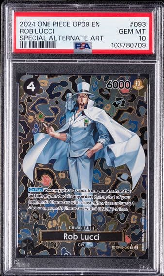 2024 #093 Rob Lucci PSA 10 OP09-Emperors in the New World One Piece