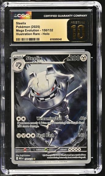 2025 #150 Steelix CGC 10 Pristine Mega Evolution - MEG EN - English