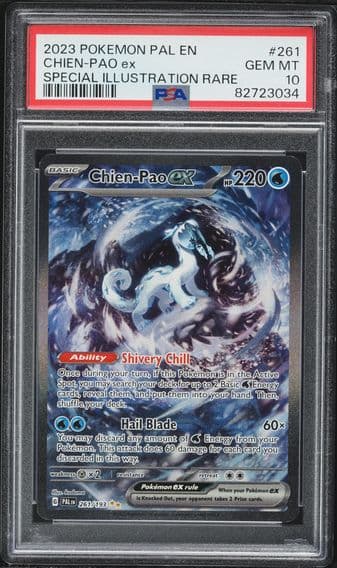 2023 #261 Chien-Pao EX PSA 10 Pal EN-Paldea Evolved Pokemon