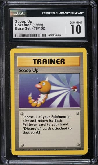 1999 #78 Scoop Up CGC 10 Game Pokemon